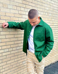 Chain Backplate Shacket (Green)