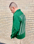 Chain Backplate Shacket (Green)