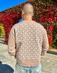 Wavy Chain Crew (Beige)