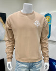 Wavy Chain Crew (Beige)