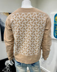 Wavy Chain Crew (Beige)