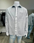 Chain Backplate Shacket (Silver)