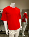 Kaleidoscope Heavy Oversized Crop T (Red)