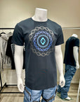 Rose Fitted T (Blue)