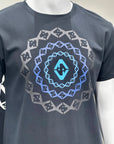 Rose Fitted T (Blue)