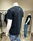 Rose Fitted T (Blue)