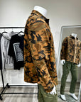 Brown Camo Shacket