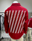 Chain Backplate Shacket (Wine)