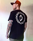 Diamond Stamp Fitted T (Contrast)