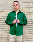 Chain Backplate Loose Cut Button Up (Green)