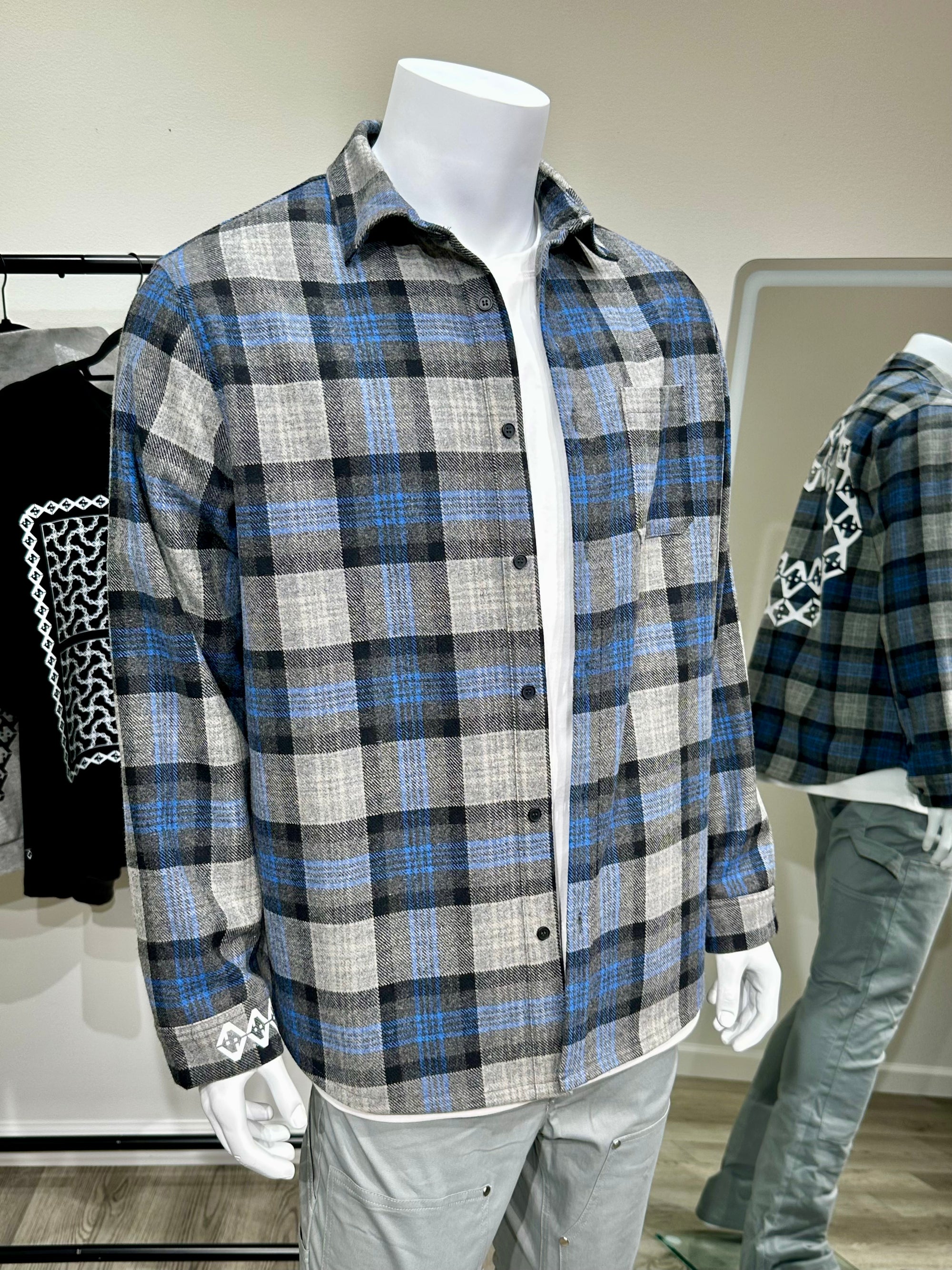 Plaza Wool Flannel Shacket
