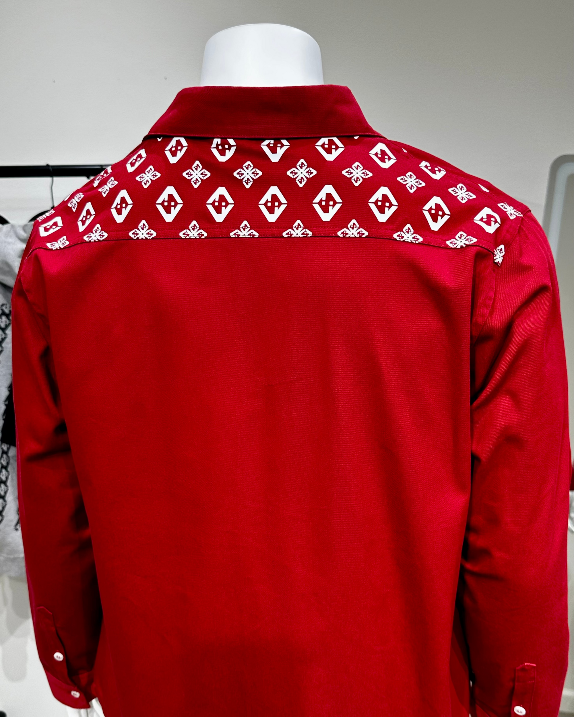 Shoulder Flare Shacket (Wine)