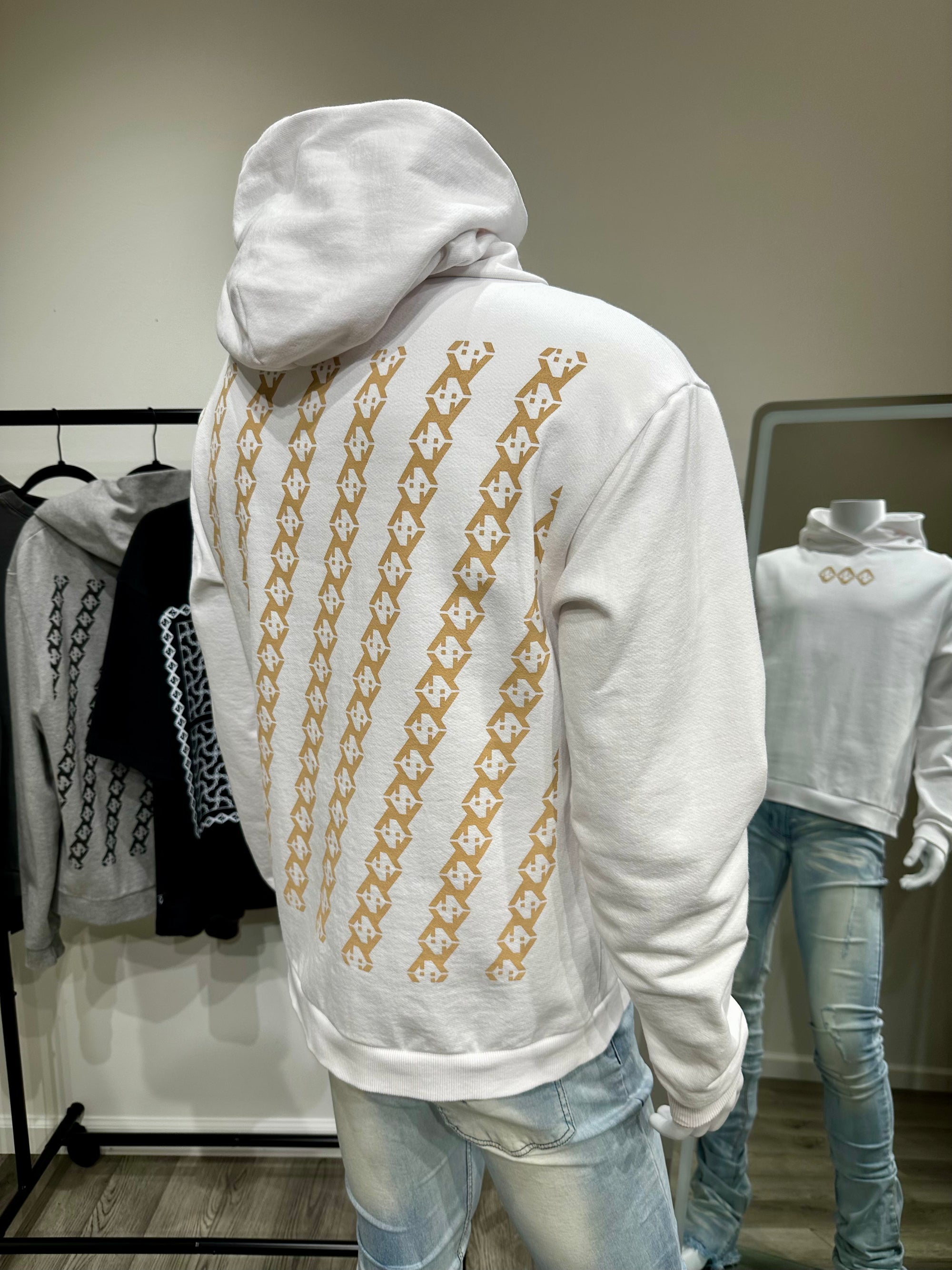 Chain Backplate Hoodie (Gold)