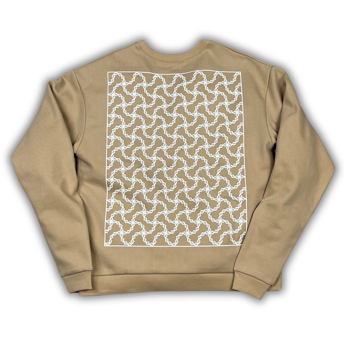 Wavy Chain Crew (Beige)