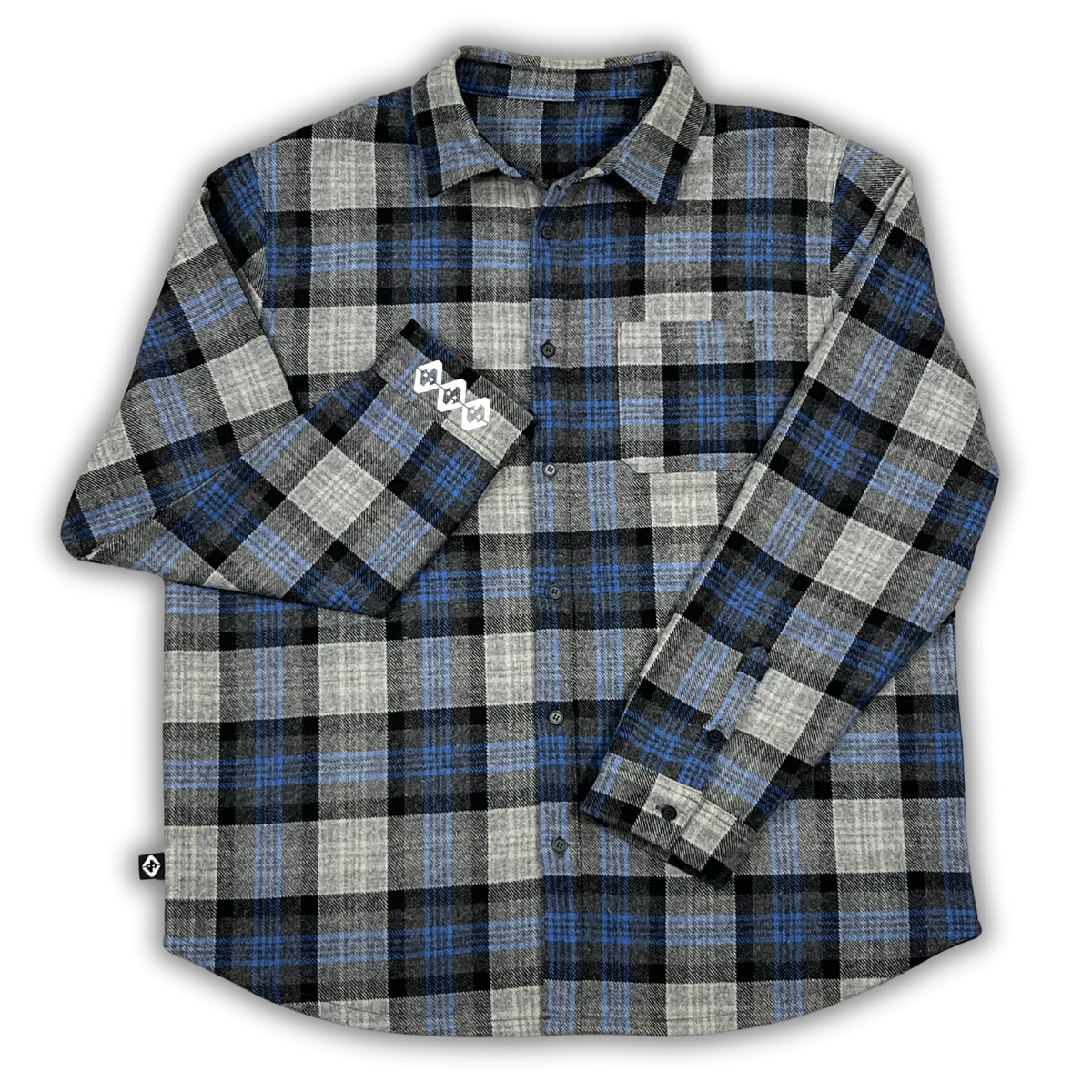 Plaza Wool Flannel Loose Cut Button Up