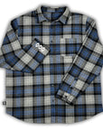 Plaza Wool Flannel Loose Cut Button Up