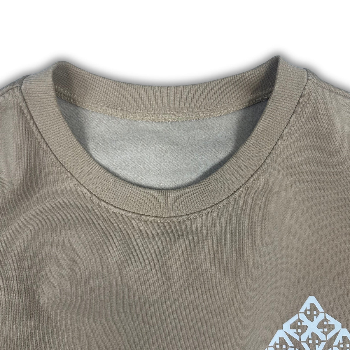 Wavy Chain Crew (Beige)