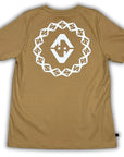 Diamond Stamp Fitted T (Beige)