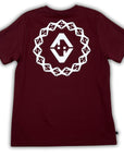 Diamond Stamp Fitted T (Blood Wine)