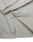 Diamond Stamp Loose Cut Button Up (Beige)