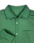 Chain Backplate Loose Cut Button Up (Green)