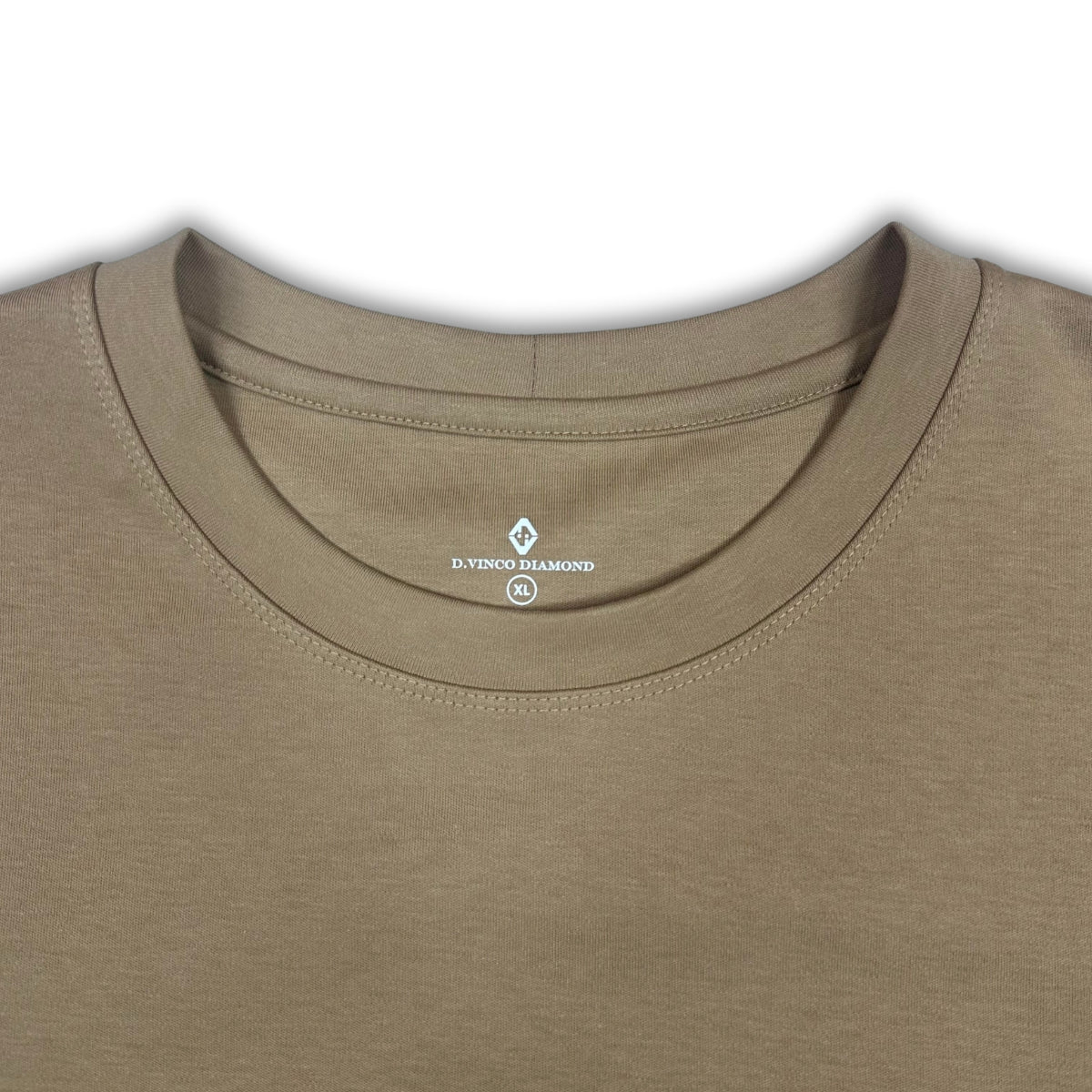 Diamond Stamp Fitted T (Beige)