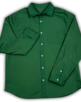 Chain Backplate Loose Cut Button Up (Green)